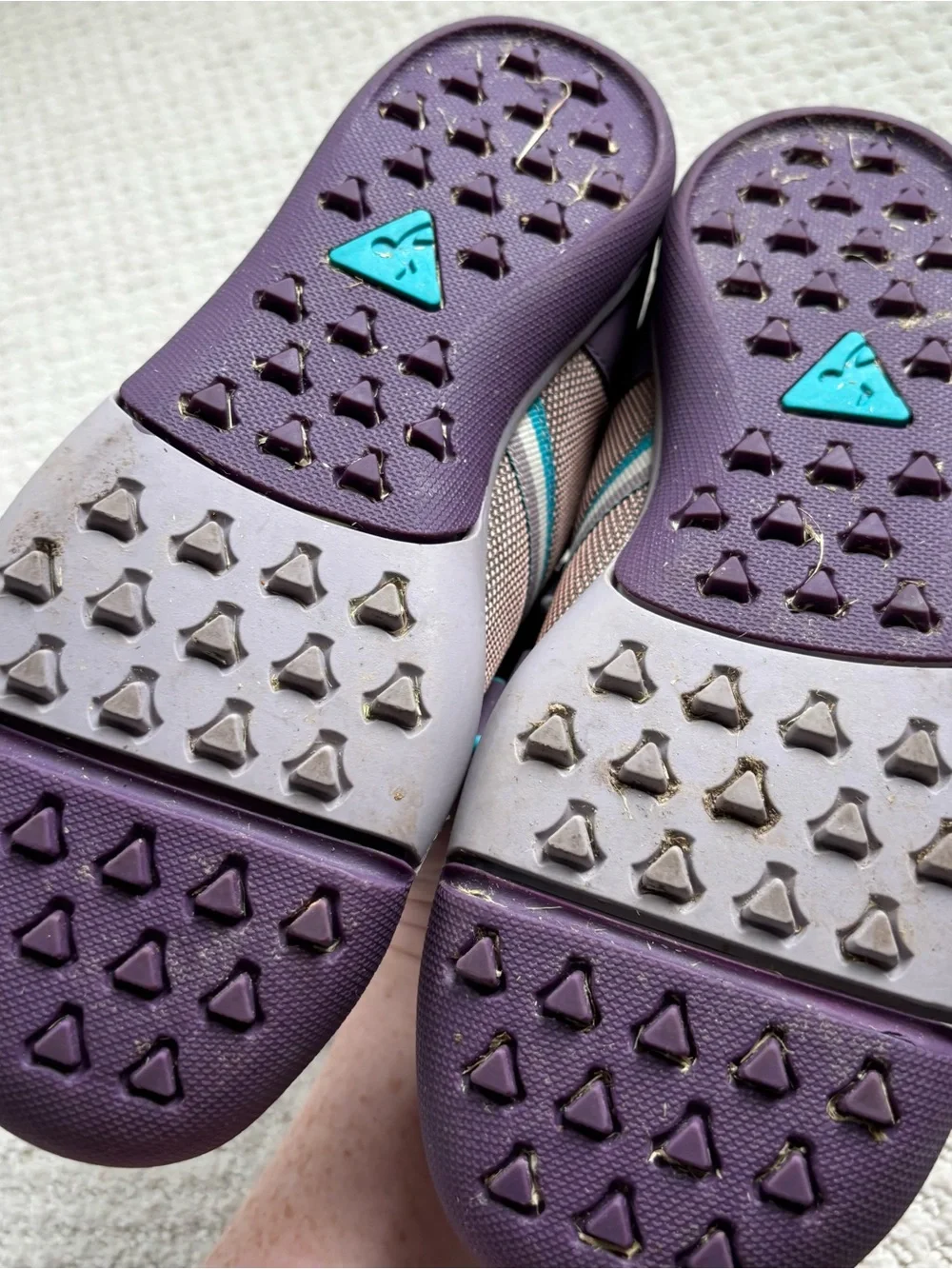 Plae Kids Purple & gray Charlie Velcro Sneakers
